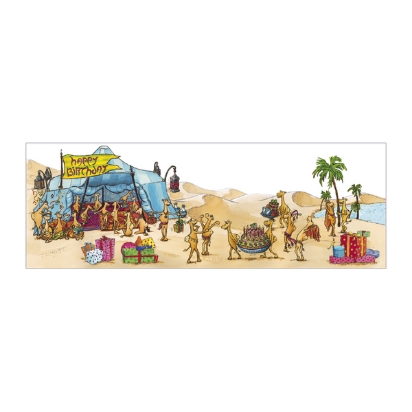 Sophie Turrel Folding Greetings Card - Oasis CT350