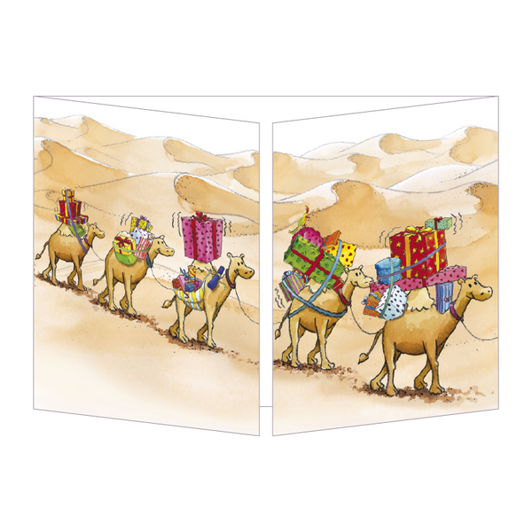 Sophie Turrel Folding Greetings Card - Oasis CT350