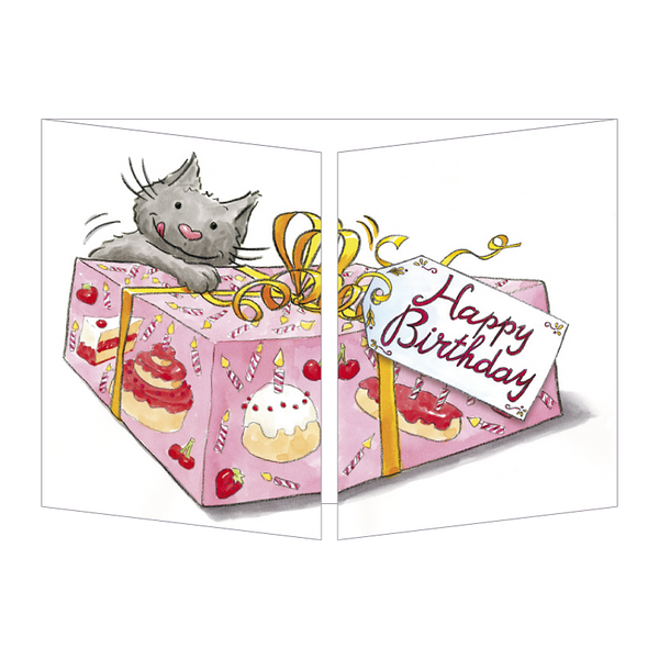 Sophie Turrel Folding Greetings Card - The Chef's Surprise CT355