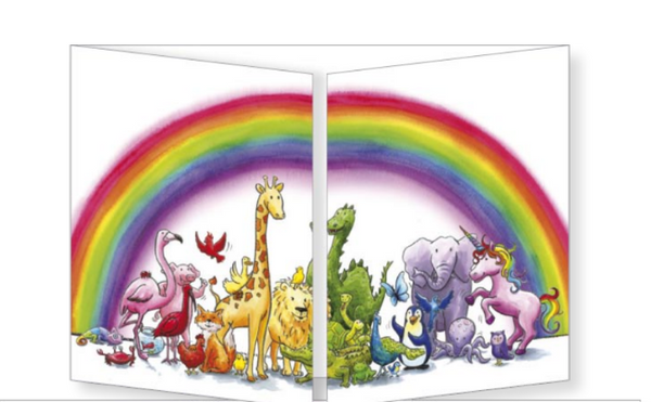 Sophie Turrel Folding Greetings Card - Always Love CT291