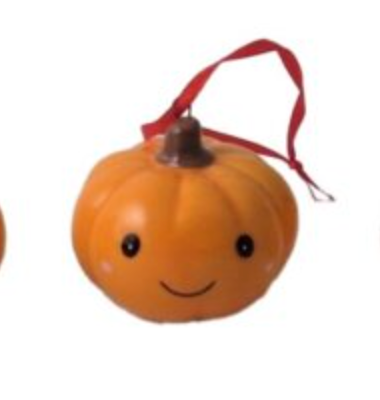 Hanging Ceramic Pumpkin 5cm