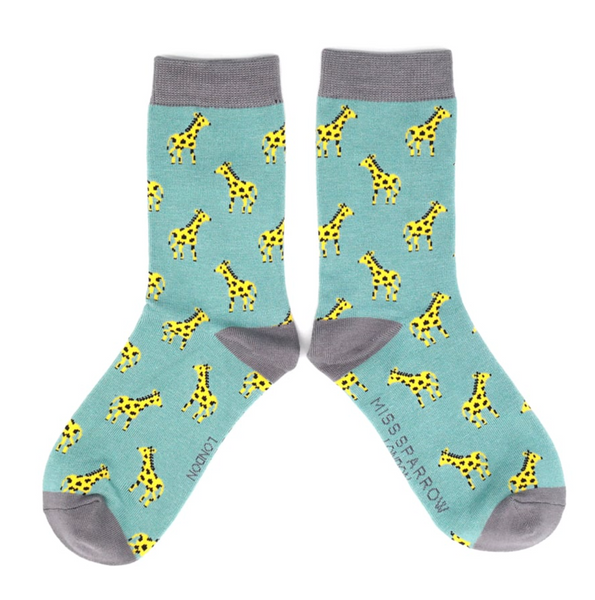 Miss Sparrow Socks Little Giraffes Duck Egg