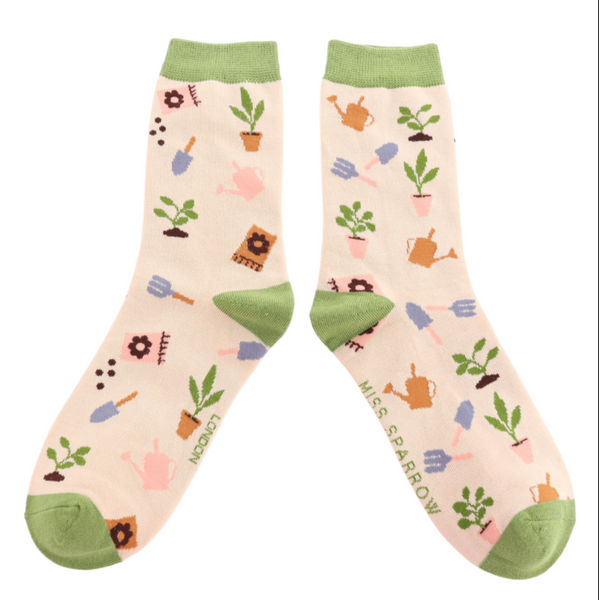 Miss Sparrow Socks Sleepy Sheep Dusky Pink