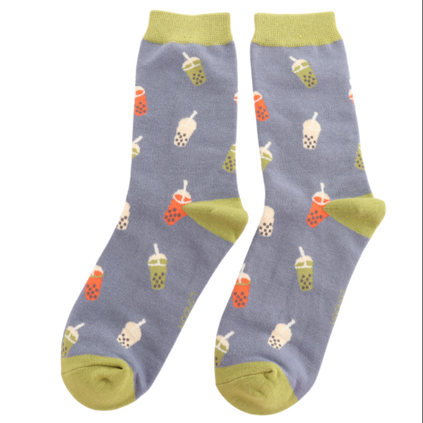 Miss Sparrow Socks Bubble Tea Cornflower
