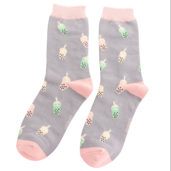 Miss Sparrow Socks Bubble Tea Grey