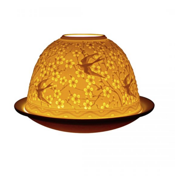 Light-Glow Swallows Tealight Candle Holder