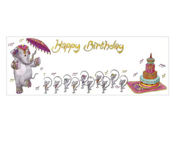 Sophie Turrel Folding Greetings Card - Bollywood Birthday CT298