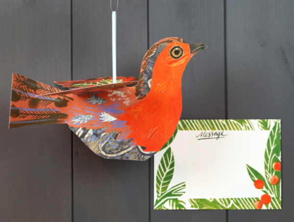 Mark Hearld 3D Fold Out Robin Card