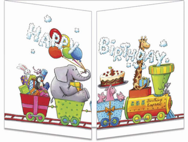 Sophie Turrel Folding Greetings Card - Birthday Express CT304