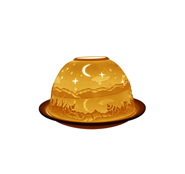 Light-Glow Starry Night Tealight Candle Holder