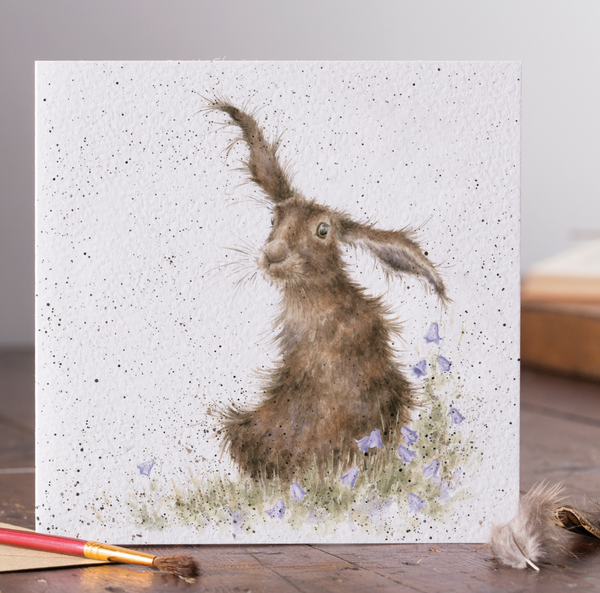 Greetings Card Wrendale Designs - Hare Brained