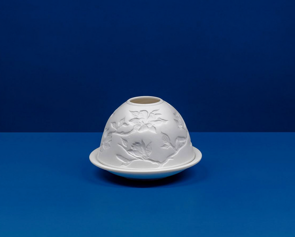 Light-Glow Magnolia Tealight Candle Holder