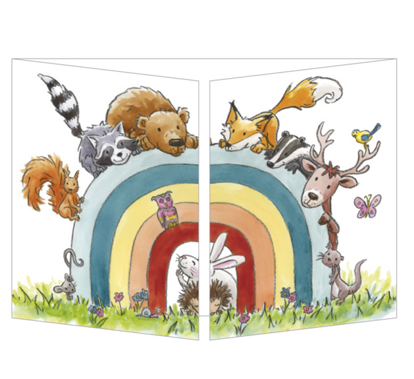 Sophie Turrel Folding Greetings Card - Life Is Beautiful CT333