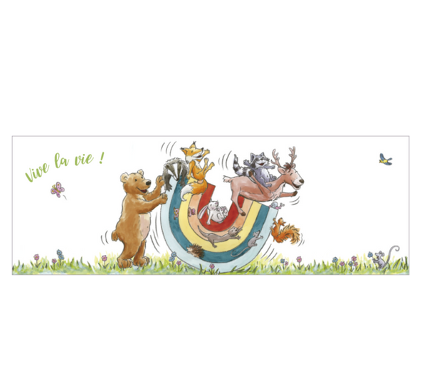 Sophie Turrel Folding Greetings Card - Life Is Beautiful CT333