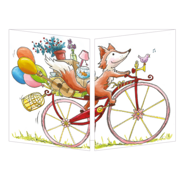 Sophie Turrel Folding Greetings Card - The Good Life CT328