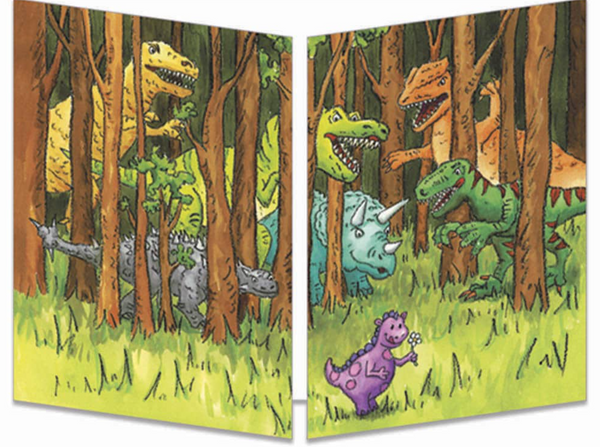 Sophie Turrel Folding Greetings Card -Surprise CT95