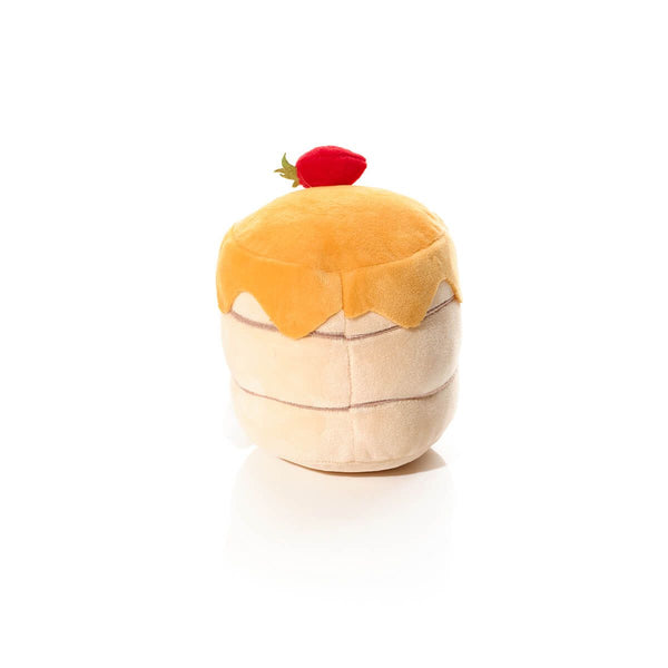 Plush Pancake Stack with Strawberry Decoration