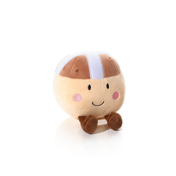 Plush Hot Cross Bun Decoration