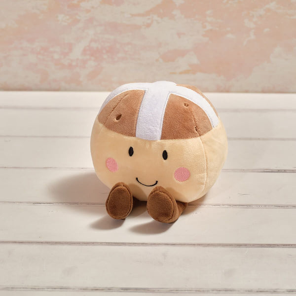 Plush Hot Cross Bun Decoration