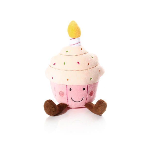 Plush Birthday Cupcake Decoration
