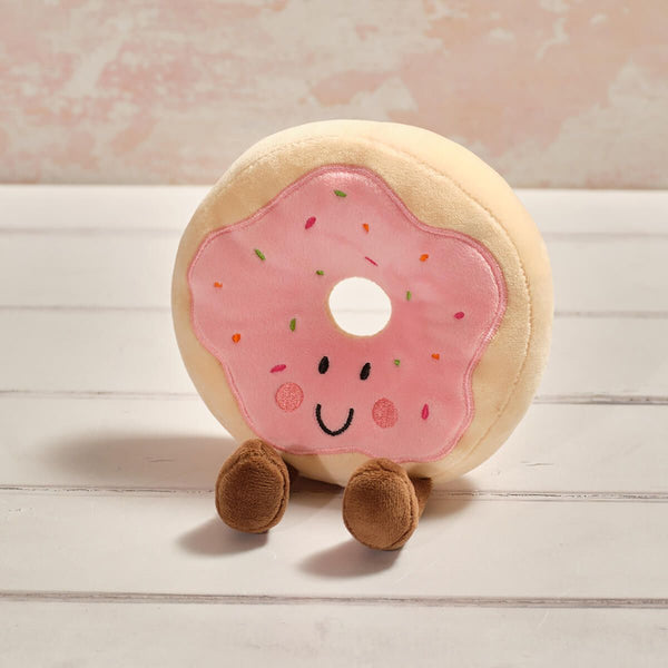 Plush Iced Ring Doughnut Decoration