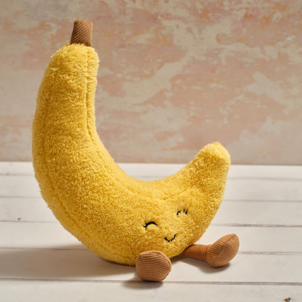 Smiley Banana with Dangly Legs