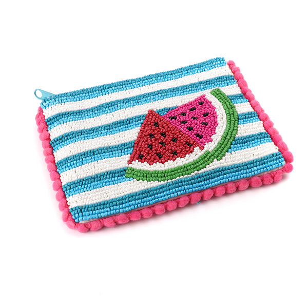 POM Watermelon Beaded Purse