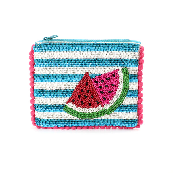 POM Watermelon Beaded Purse