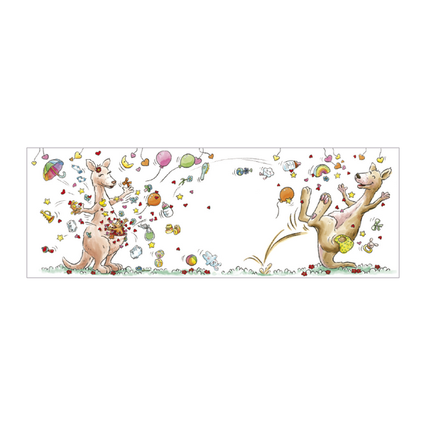 Sophie Turrel Folding Greetings Card - Welcome Baby CT339