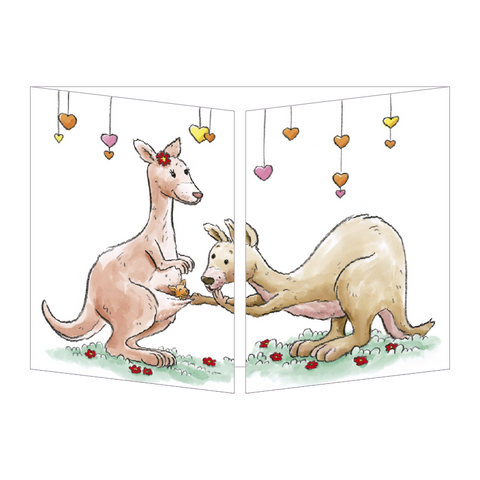 Sophie Turrel Folding Greetings Card - Welcome Baby CT339