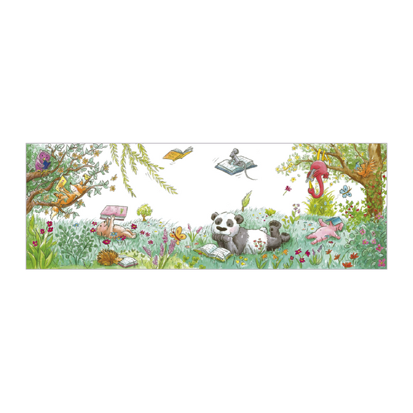 Sophie Turrel Folding Greetings Card - Reading in Nature CT341