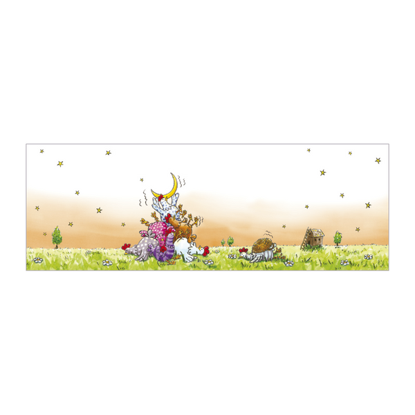 Sophie Turrel Folding Greetings Card - Reach for the Moon CT344