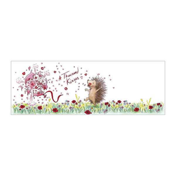Sophie Turrel Folding Greetings Card - A Thousand Kisses CT346