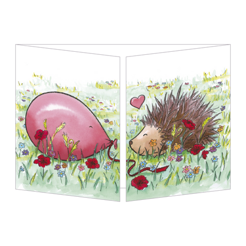 Sophie Turrel Folding Greetings Card - A Thousand Kisses CT346