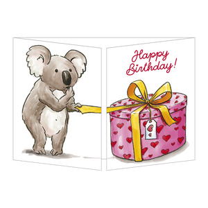 Sophie Turrel Folding Greetings Card - Surprise! CT353