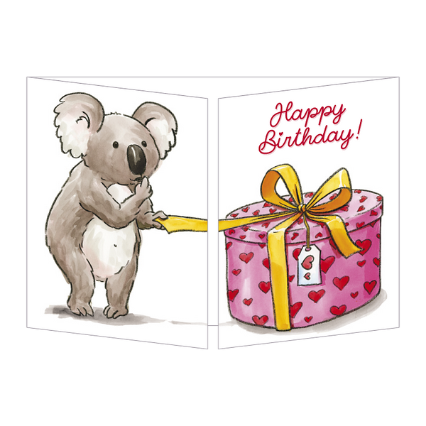 Sophie Turrel Folding Greetings Card - Surprise! CT353