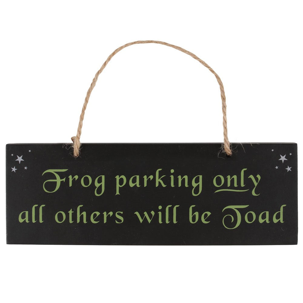 Frog Parking Only Sign