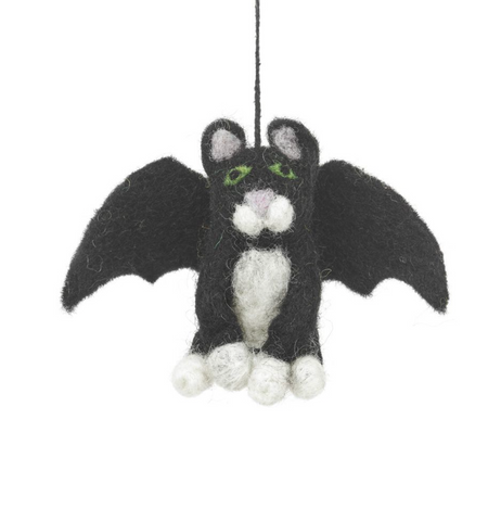 Felt Batty Catty Hanging Felt Halloween Decoration