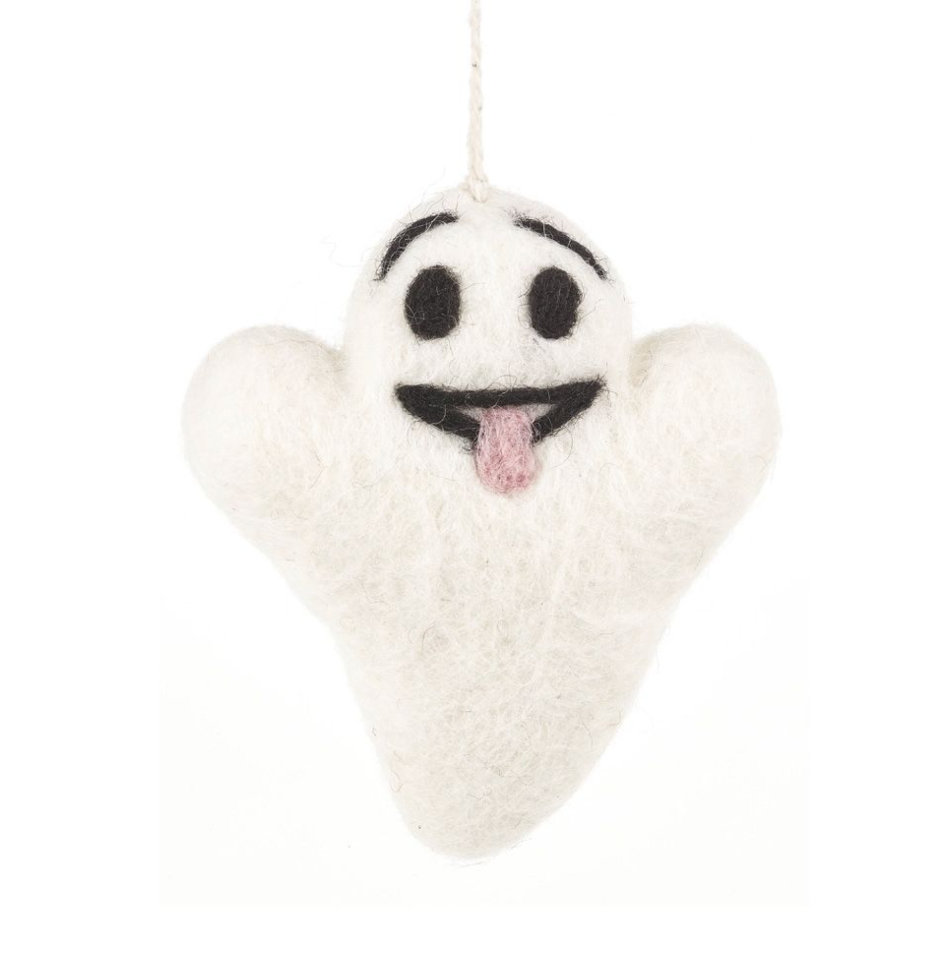 Felt Buster the Ghost Biodegradable Halloween Decoration