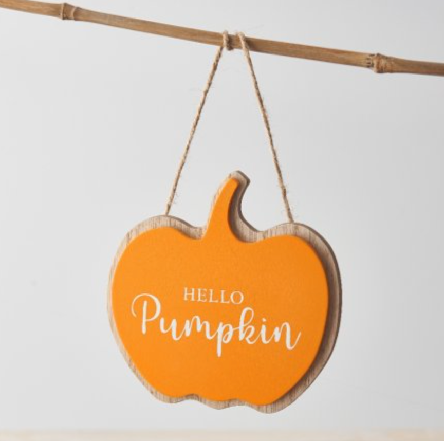 Hello Pumpkin Sign