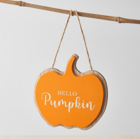 Hello Pumpkin Sign