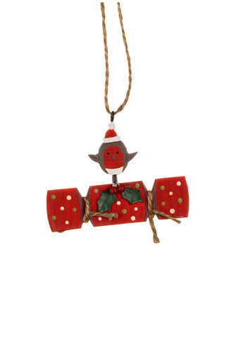 Shoeless Joe Christmas Robin on Cracker