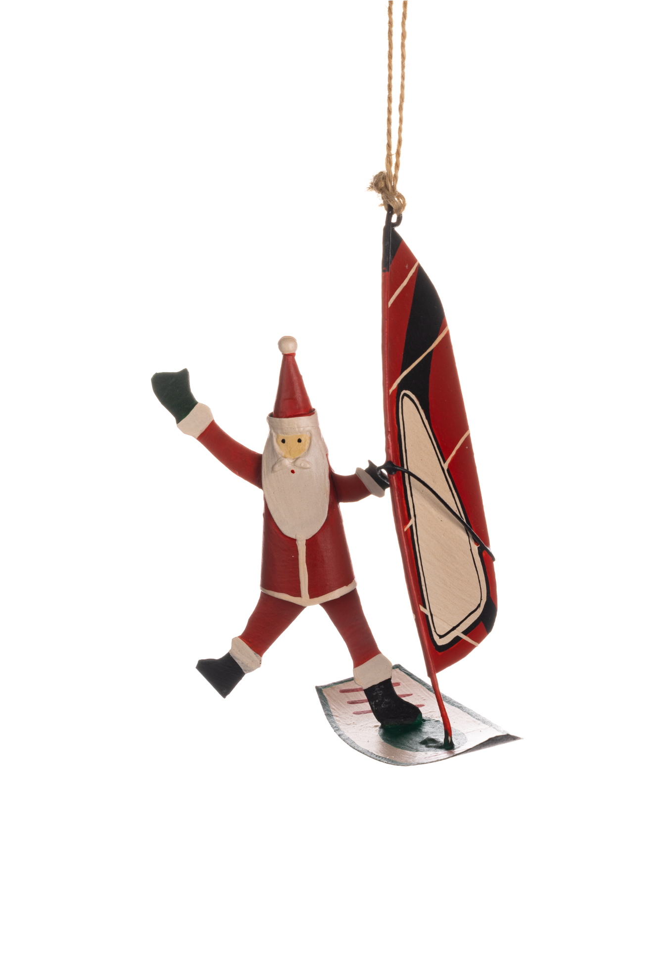 Shoeless Joe Windsurfing Santa