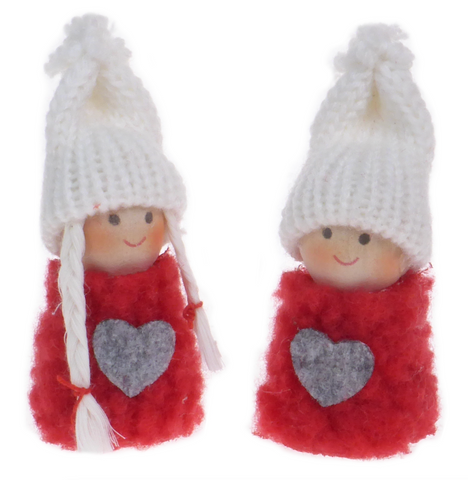 Christmas Red Doll Hanging Decoration