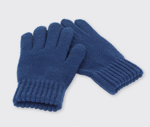 Men's Knitted Gloves Blue