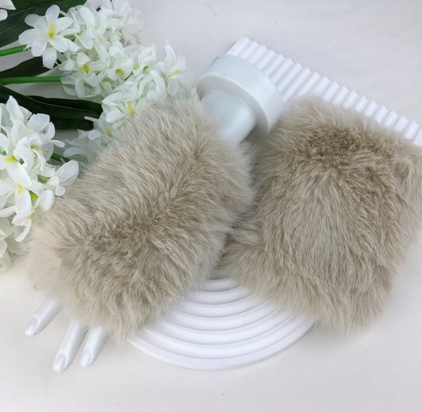 Faux Fur Wristwarmer Gloves