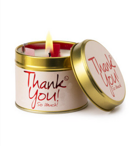 Lily Flame Thank You Candle