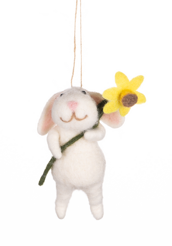 Shoeless Joe Heart Rabbit and Daffodil