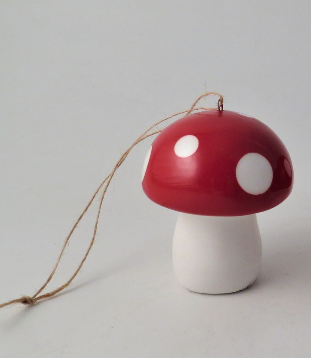 Ceramic Mushroom Hanging Decoration