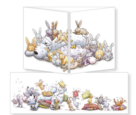 Sophie Turrel Folding Greetings Card - The Siesta CT345